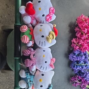 Hello Kitty Plush Toy Collection - White, Red, Pink, Gold
